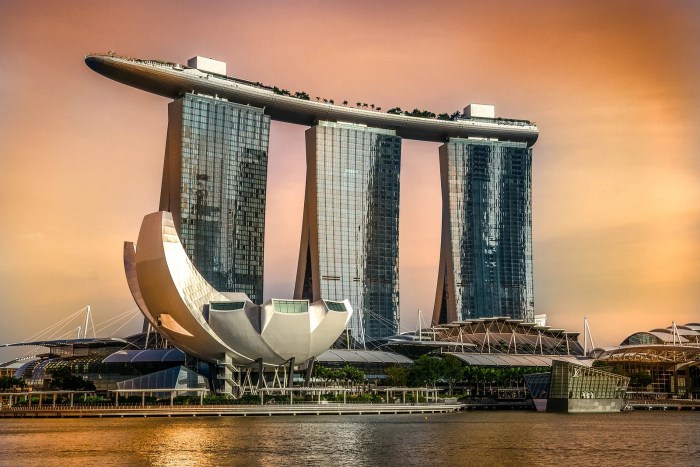 CHUTOGEL # Marina Bay Sands: Ikon casino Singapura